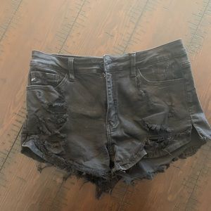 Kan Can Black denim shorts, size 29